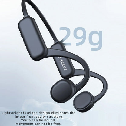 DG-X18 Bone Conduction Bluetooth Headphones Swimming IPX8 Waterproof Sports Headphones, Memory Capacity: 16G(English Black) - Sport Earphone by PMC Jewellery | Online Shopping South Africa | PMC Jewellery