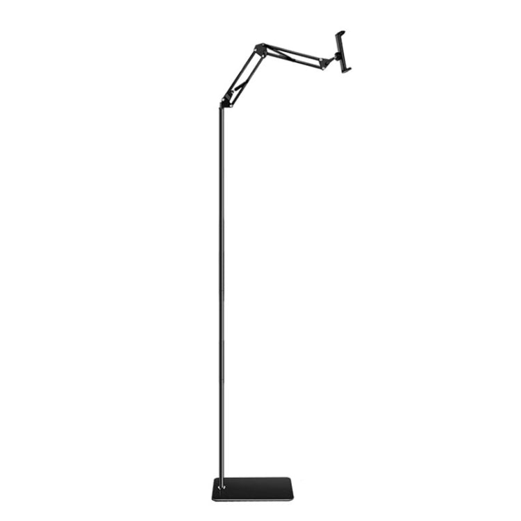 175cm Mobile Phone Tablet Live Broadcast Bedside Lifting Bracket Cantilever Floor Model (Black) - Lazy Bracket by PMC TechLife | Online Shopping South Africa | PMC TechLife