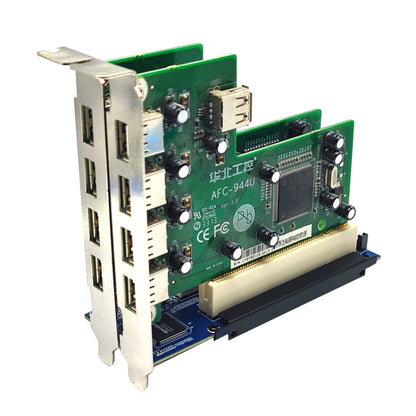 PCI-E 1X To Dual PCI Riser Card Extend Adapter Add Expansion Card For PC Computer - Add-on Cards by PMC Jewellery | Online Shopping South Africa | PMC Jewellery