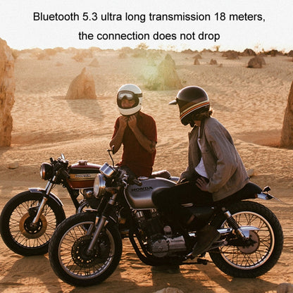 KUQIBAO Motorcycle Helmet Built-in Waterproof Bluetooth Earphone(Soft Microphone) - Motorcycle Walkie Talkie by KUQIBAO | Online Shopping South Africa | PMC Jewellery