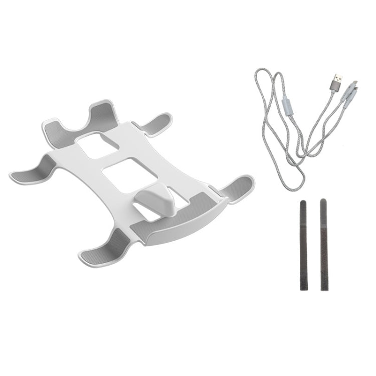 iplay for PS5/PSVR2 Headphone Storage Bracket Charging Cable with Indicator Light(White) - Holder by iplay | Online Shopping South Africa | PMC TechLife | Buy Now Pay Later Mobicred