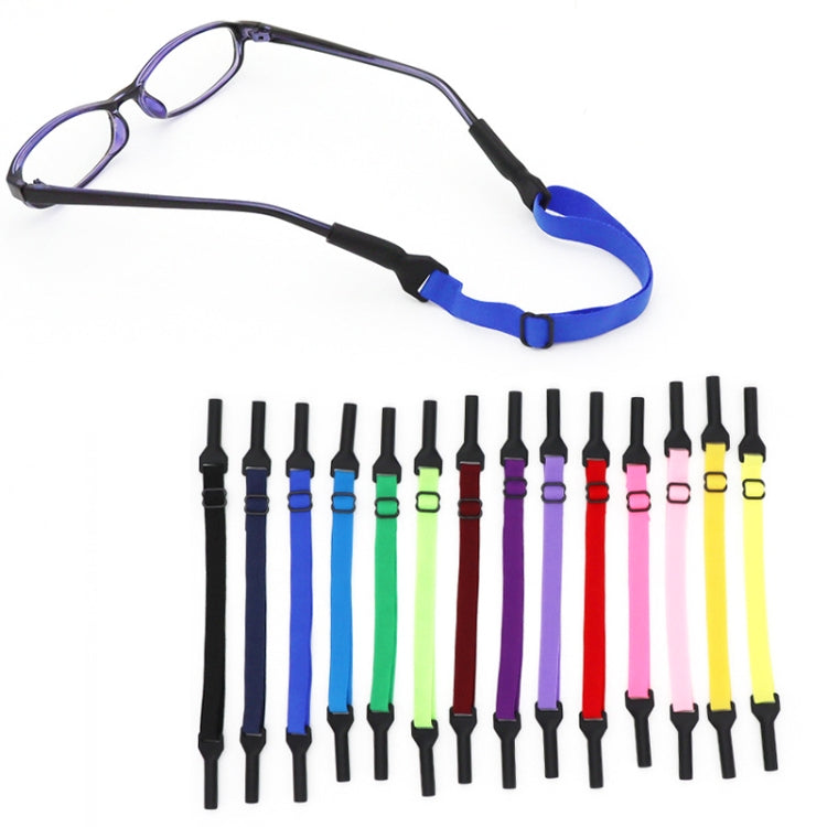 10pcs Short Style Glasses Non-Slip Rope Adjustable Elastic Sports Legs Anti-Drop Fixed Strap(Sapphire) - Glasses Accessories by PMC Jewellery | Online Shopping South Africa | PMC Jewellery