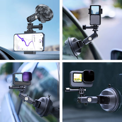 TELESIN Car Action Camera Holder Suction Cup 360 Degree Adjustable - Holder by TELESIN | Online Shopping South Africa | PMC Jewellery | Buy Now Pay Later Mobicred