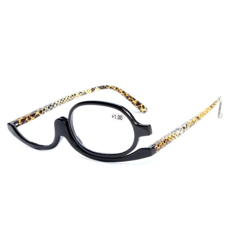 Makeup Presbyopic Glasses Monolithic Reading Glass Magnifying Glass, Degree: +100(Black) - Presbyopic Glasses by PMC Jewellery | Online Shopping South Africa | PMC Jewellery