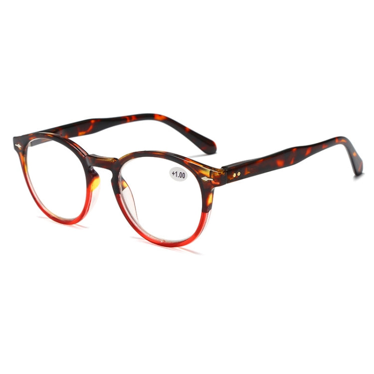 Retro Flexible Durable Portability HD Presbyopic Glasses +200(Red) - Presbyopic Glasses by PMC Jewellery | Online Shopping South Africa | PMC Jewellery