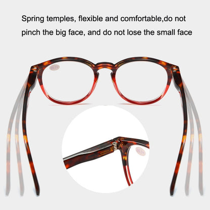 Retro Flexible Durable Portability HD Presbyopic Glasses +300(Beanflower) - Presbyopic Glasses by PMC Jewellery | Online Shopping South Africa | PMC Jewellery