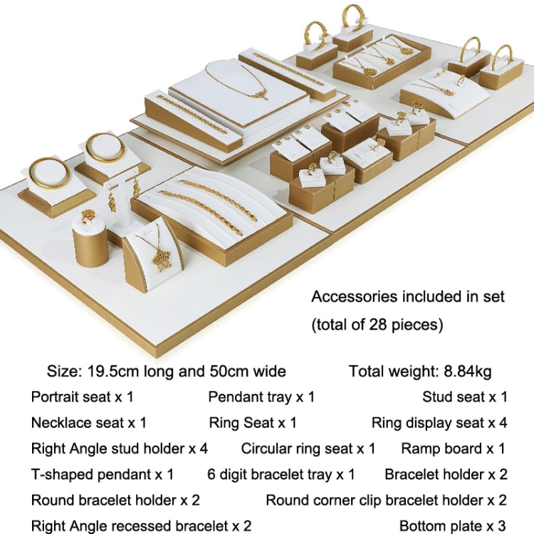 Jewelry Display Microfiber Jewelry Props Display Rack Set 7 - Jewelry Storages by PMC Jewellery | Online Shopping South Africa | PMC Jewellery