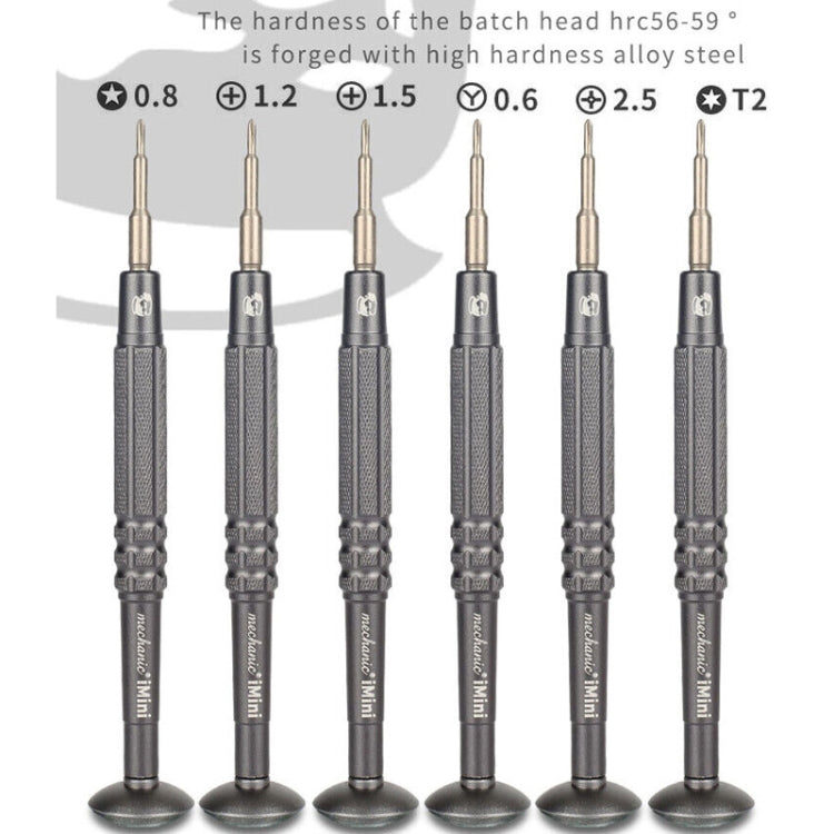 MECHANIC iMini Series Mobile Phone Repair Glasses Screw Batch Clock Tool, Series: Phillips 2.5 - Screwdriver by MECHANIC | Online Shopping South Africa | PMC TechLife