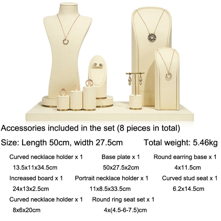 Window Jewelry Display Props Necklace Earrings Ring Jewelry Stand Set 7 - Jewelry Storages by PMC Jewellery | Online Shopping South Africa | PMC Jewellery