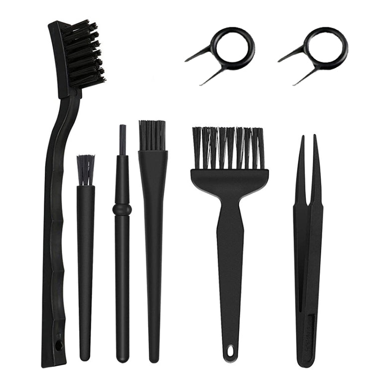 8pcs/set Anti-Static Computer Cleaning Brush Tweezer Set Sweep Keyboard - Dust Remove Tool by PMC TechLife | Online Shopping South Africa | PMC TechLife