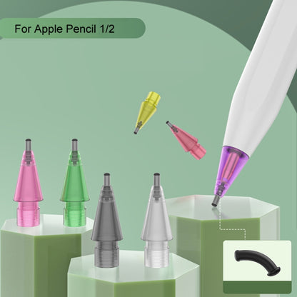 For Apple Pencil 1/2 Generation Elastic Damping Silent 2B Nib(Random Color Delivery) - Pencil Accessories by PMC Jewellery | Online Shopping South Africa | PMC Jewellery