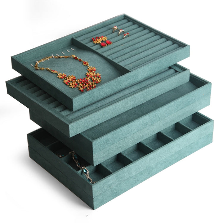 Suede Multifunctional Jewelry Display Tray Necklace Bracelet Bangle Display Case, Style: 30 Grid - Jewelry Storages by PMC Jewellery | Online Shopping South Africa | PMC Jewellery