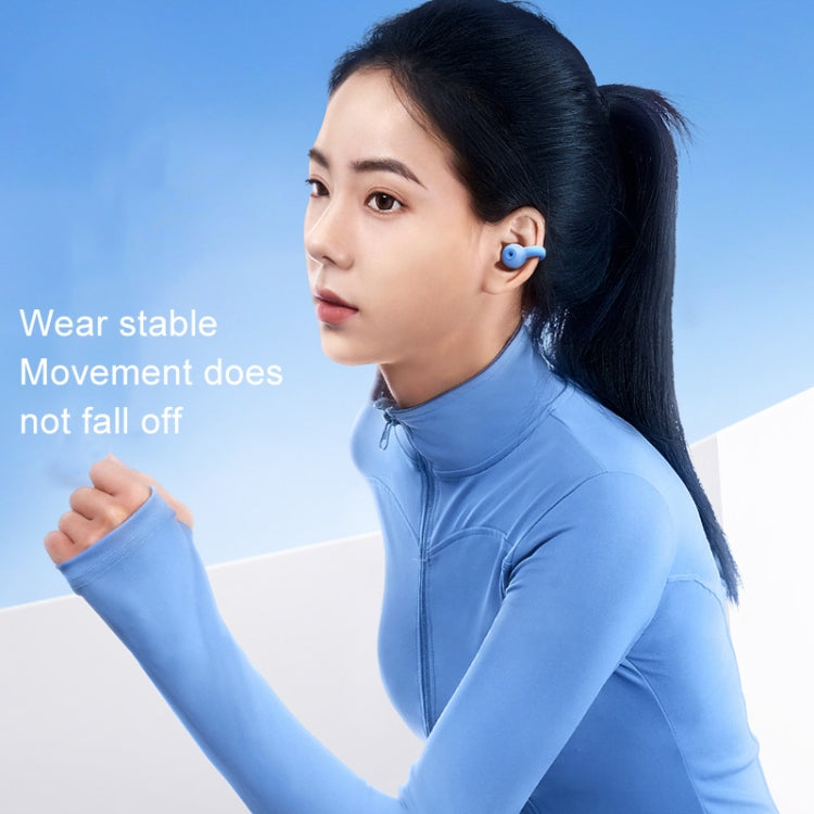 REMAX CozyBuds W15 Transparent Ear Clip Wireless Bluetooth Earphone OWS Sports Earphone(Blue) - Bluetooth Earphone by REMAX | Online Shopping South Africa | PMC Jewellery | Buy Now Pay Later Mobicred