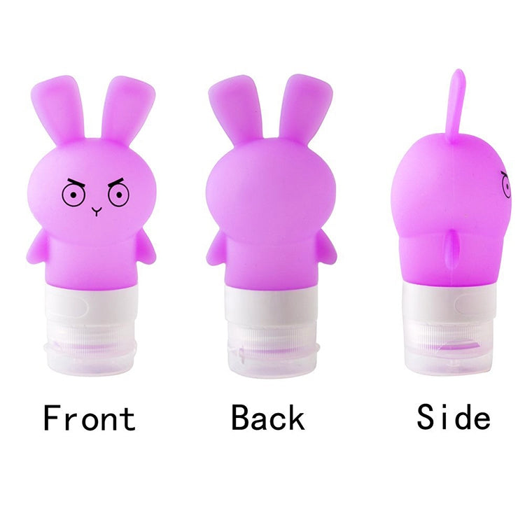 Multi-purpose Outdoor Travel Portable Bottle Squeeze Bottle Silicone Little Empty Bottle, Capacity:75ml(Purple) - Cosmetics bottle by PMC Jewellery | Online Shopping South Africa | PMC Jewellery