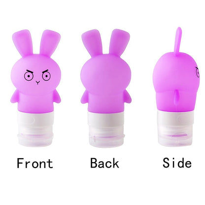 Multi-purpose Outdoor Travel Portable Bottle Squeeze Bottle Silicone Little Empty Bottle, Capacity:75ml(Purple) - Cosmetics bottle by PMC Jewellery | Online Shopping South Africa | PMC Jewellery