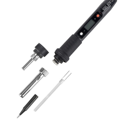 908S 80W LCD Thermostat Soldering Iron Constant Temperature Soldering Iron, Plug Type:US Plug(Black) - Electric Soldering Iron by PMC Jewellery | Online Shopping South Africa | PMC Jewellery