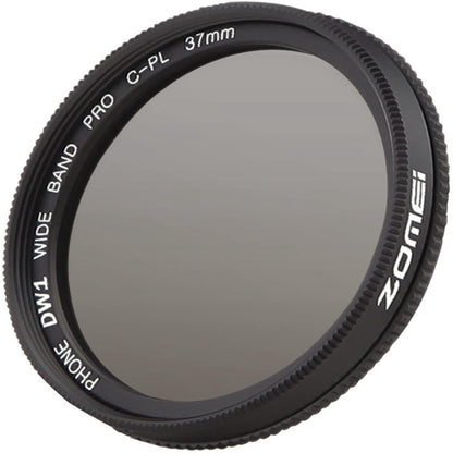 ZOMEI Camera Filter 37MM CPL Polarizer Mobile Phone External Lens(Black) - Others Lens by ZOMEI | Online Shopping South Africa | PMC Jewellery