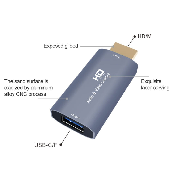 Z51 USB Female to HDMI Male Video Capture Card - Video Capture Solutions by PMC Jewellery | Online Shopping South Africa | PMC Jewellery