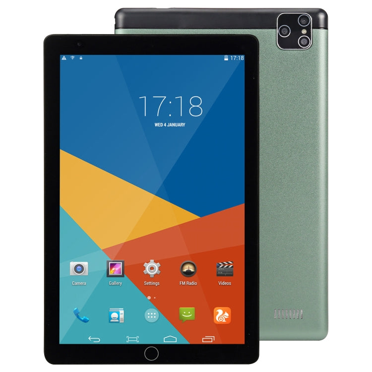 BDF P8 3G Phone Call Tablet PC, 8 inch, 2GB+32GB, Android 9.0, MTK8321 Octa Core Cortex-A7, Support Dual SIM & Bluetooth & WiFi & GPS, EU Plug(Green) - BDF by BDF | Online Shopping South Africa | PMC Jewellery | Buy Now Pay Later Mobicred