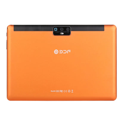 BDF H1 3G Phone Call Tablet PC, 10.1 inch, 2GB+32GB, Android 9.0, MTK8321 Octa Core Cortex-A7, Support Dual SIM & Bluetooth & WiFi & GPS, EU Plug(Orange) - BDF by BDF | Online Shopping South Africa | PMC Jewellery