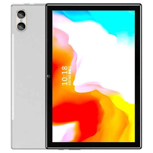 P80 4G Phone Call Tablet PC, 10.1 inch, 4GB+32GB, Android 8.0 MTK6750 Octa Core 1.8GHz, Dual SIM, Support GPS, OTG, WiFi, BT (Silver) - 10.1 inch by PMC Jewellery | Online Shopping South Africa | PMC Jewellery
