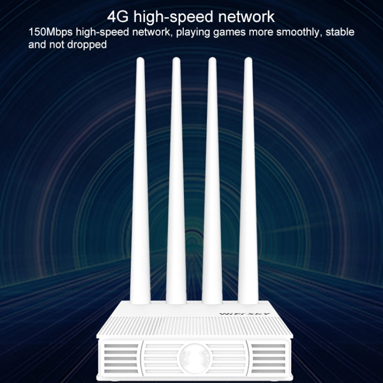 COMFAST WS-R642 300Mbps 4G Household Signal Amplifier Wireless Router Repeater WIFI Base Station with 4 Antennas, European Edition EU Plug - Wireless Routers by COMFAST | Online Shopping South Africa | PMC Jewellery