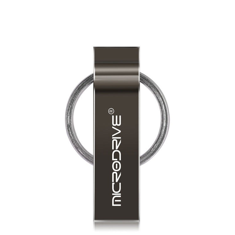 MicroDrive 32GB USB 2.0 Metal Keychain U Disk (Black) - free shipping - PMC TechLife - Order now!